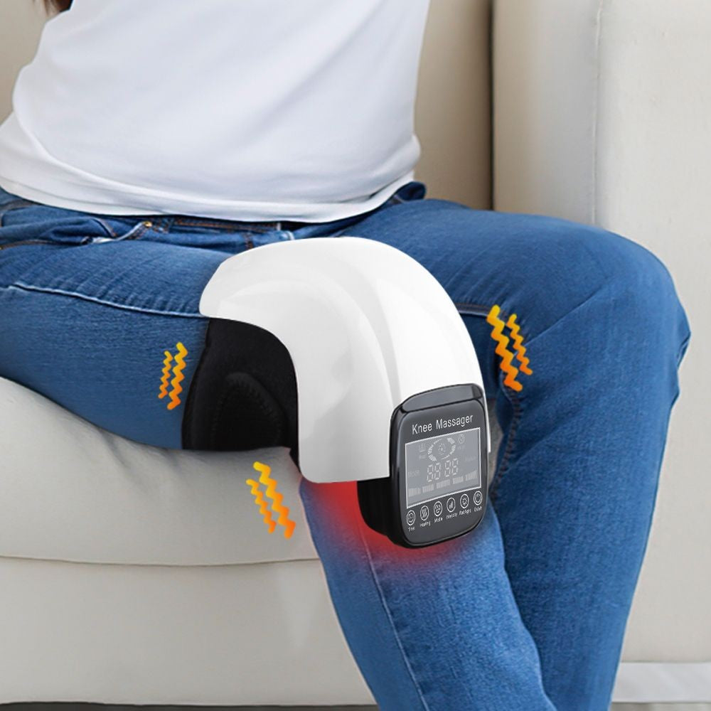 Massageador para Ombros e Joelho Inteligente Sem Fio, Pressão de Ar, Vibração, Massagem