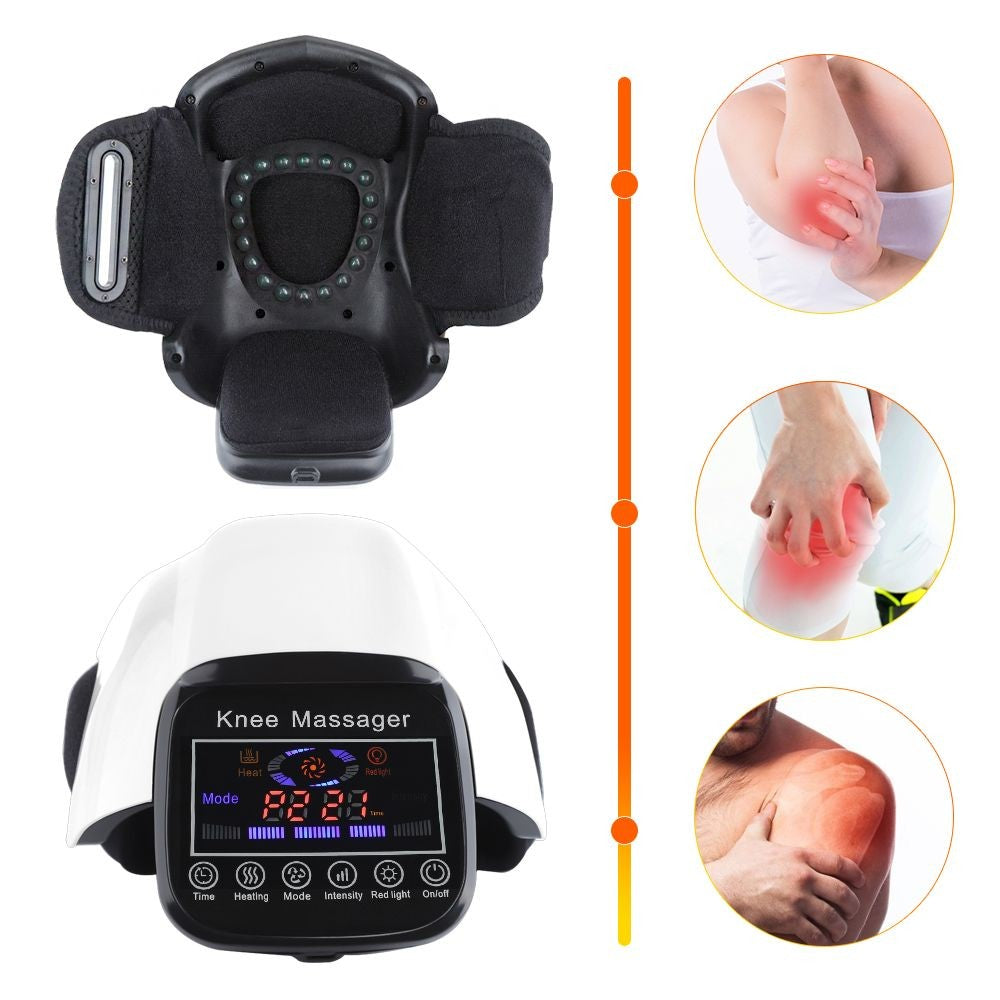 Massageador para Ombros e Joelho Inteligente Sem Fio, Pressão de Ar, Vibração, Massagem