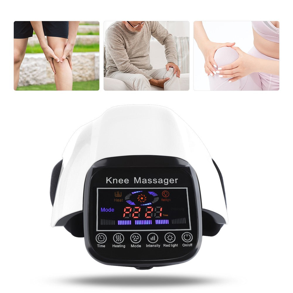 Massageador para Ombros e Joelho Inteligente Sem Fio, Pressão de Ar, Vibração, Massagem