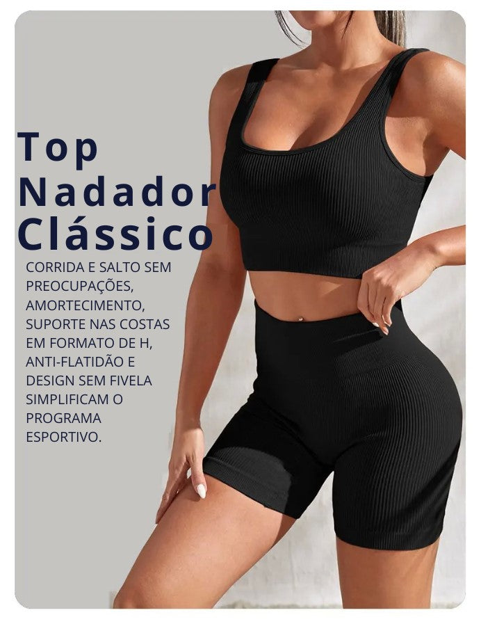 Conjunto Tech Canelado Sem Costura