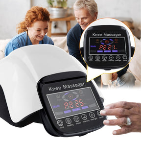 Massageador para Ombros e Joelho Inteligente Sem Fio, Pressão de Ar, Vibração, Massagem