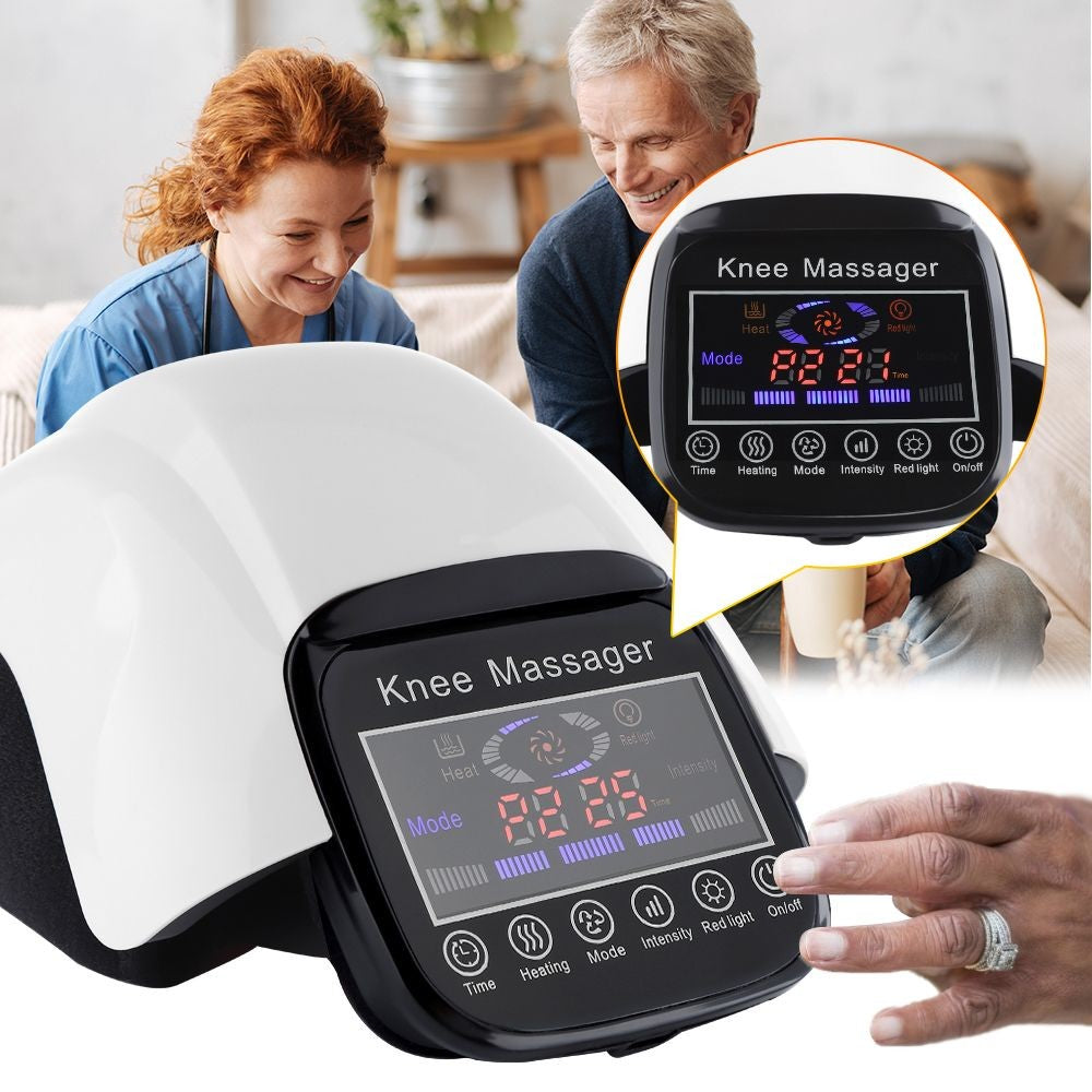Massageador para Ombros e Joelho Inteligente Sem Fio, Pressão de Ar, Vibração, Massagem
