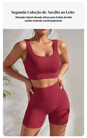 Conjunto Tech Canelado Sem Costura