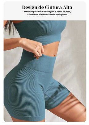 Conjunto Tech Canelado Sem Costura