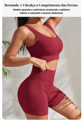 Conjunto Tech Canelado Sem Costura