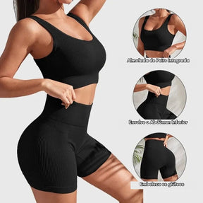 Conjunto Tech Canelado Sem Costura