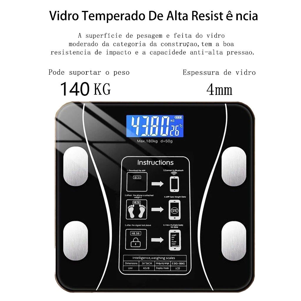 Balança Bioimpedancia sem fio