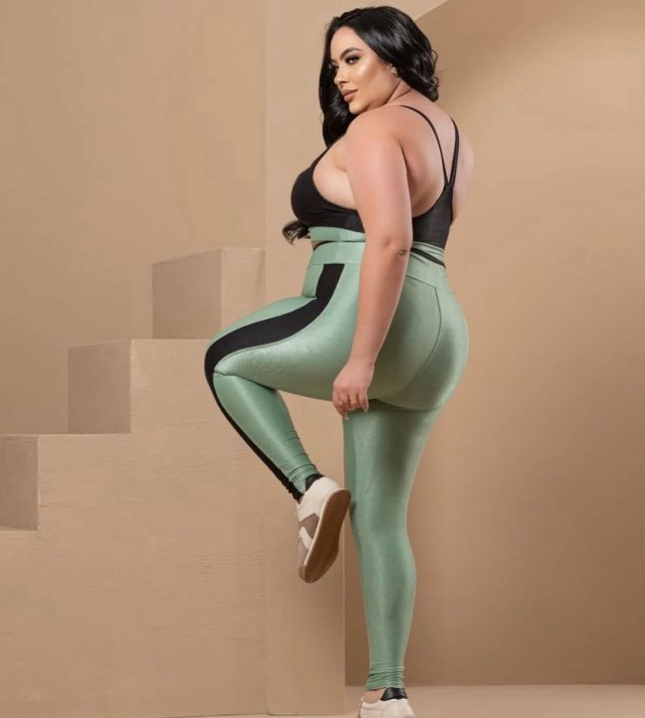 ATACADO MÍNIMO 9 PECAS - Conjunto Green - Legging + Top