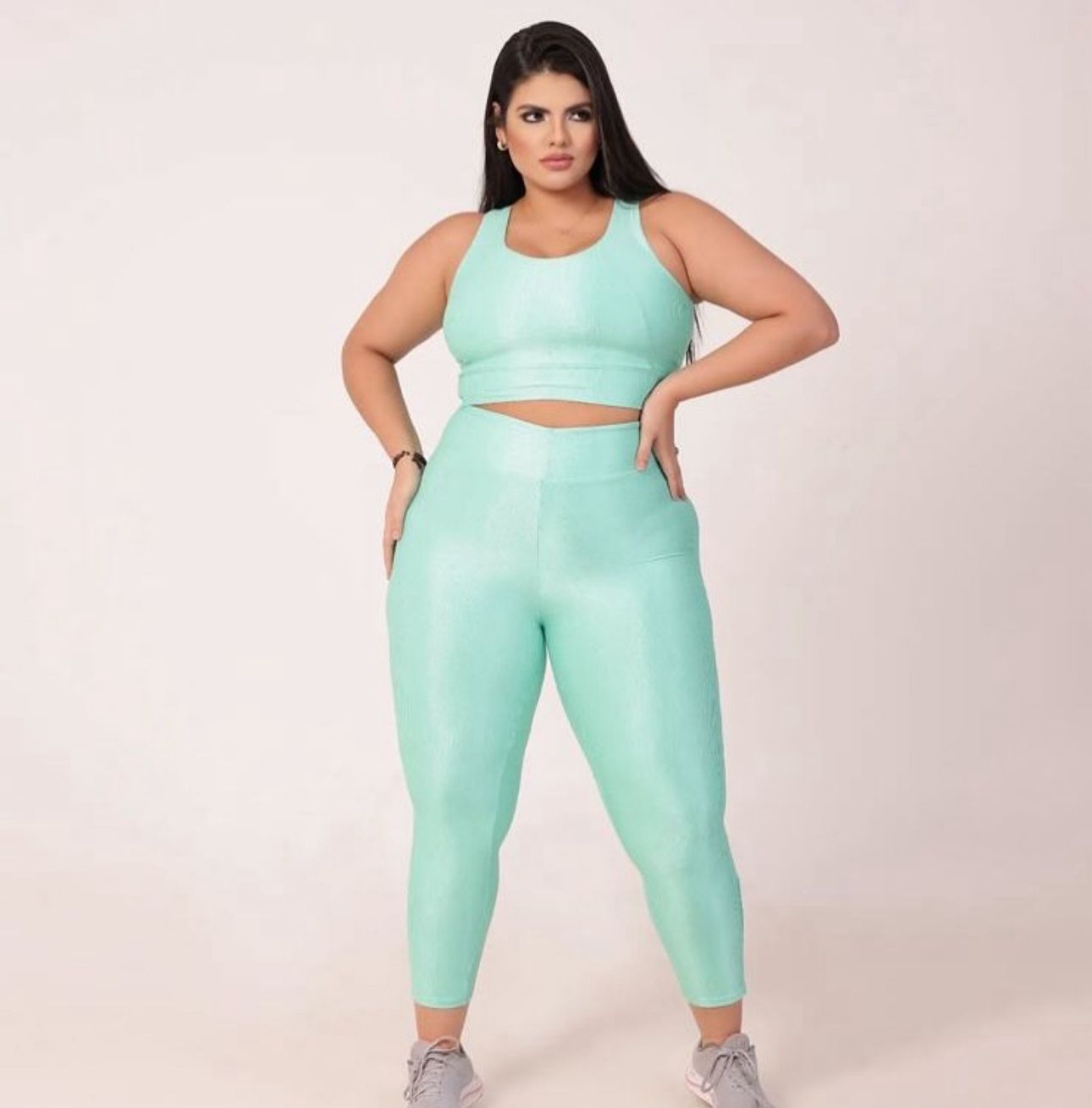 ATACADO- Minimo 9 pecas - Conjunto Ariane - Legging + Top
