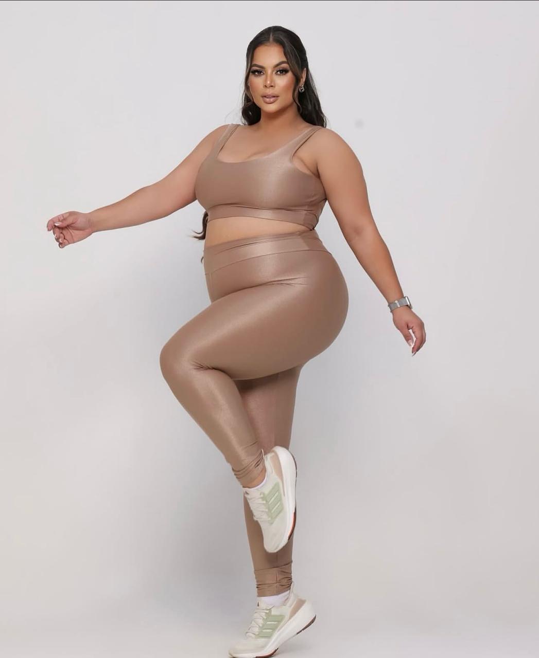 ATACADO- Minimo 9 pecas - Conjunto Ariane - Legging + Top