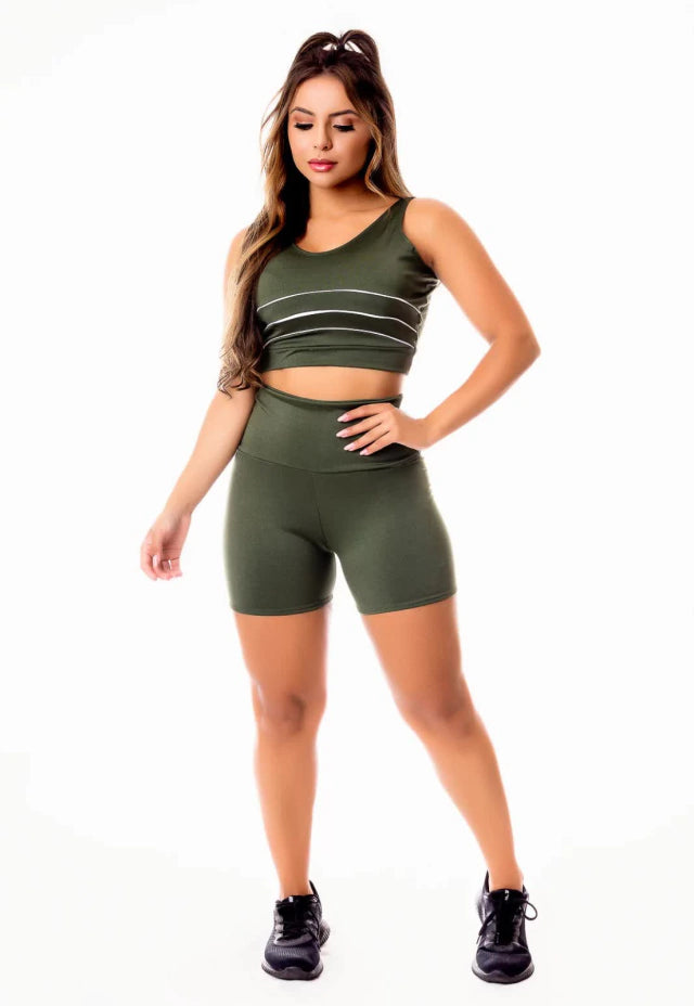 Conjunto Lua - Top + Cropped