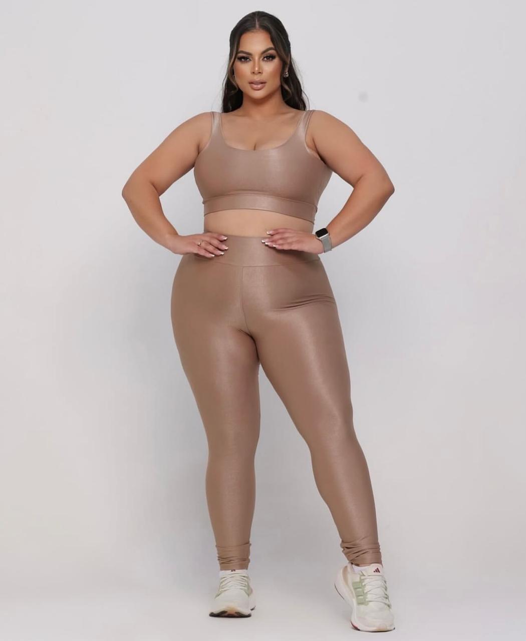 ATACADO- Minimo 9 pecas - Conjunto Ariane - Legging + Top