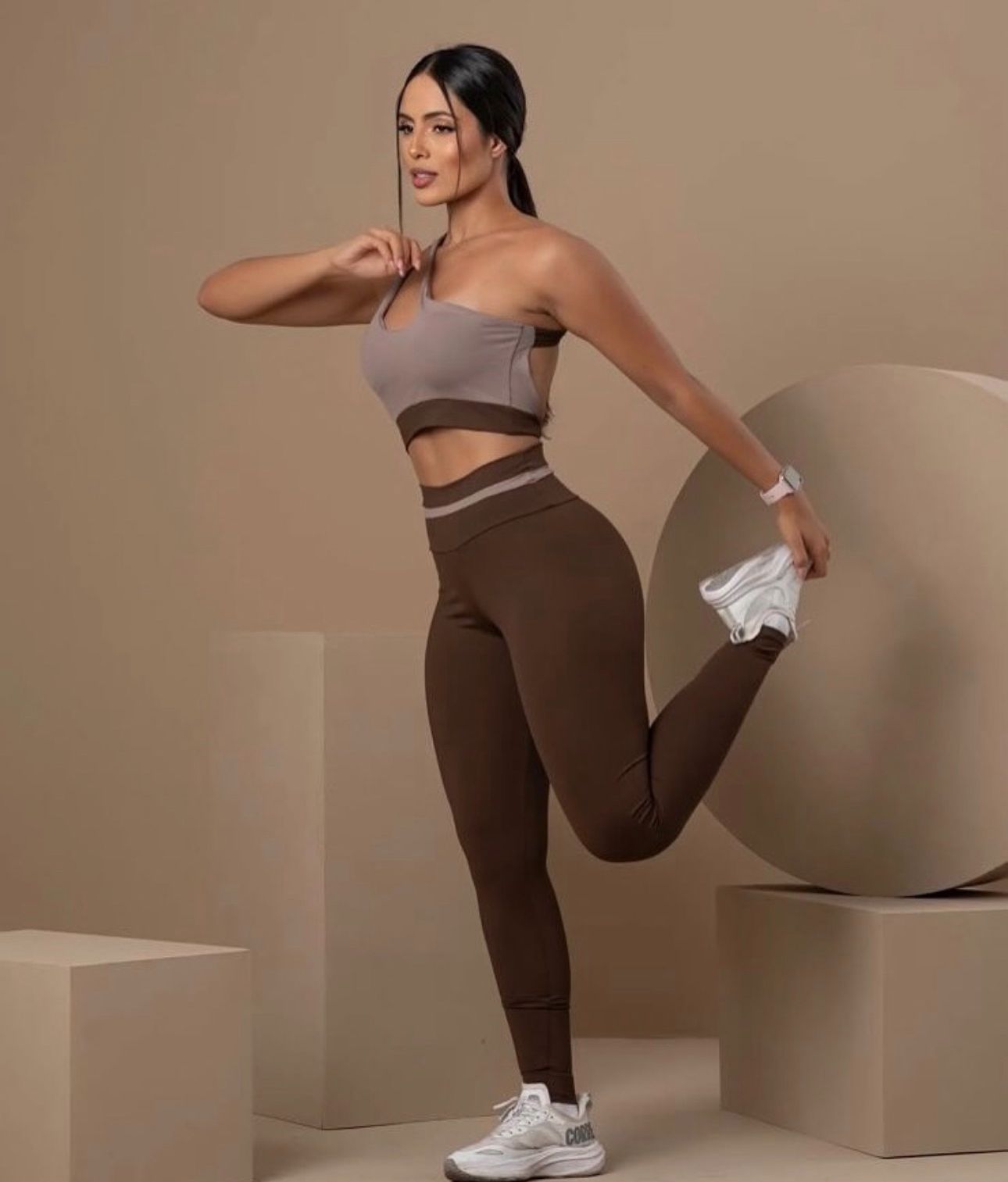 ATACADO- Minimo 9 pecas - Conjunto Larissa - Legging + Top